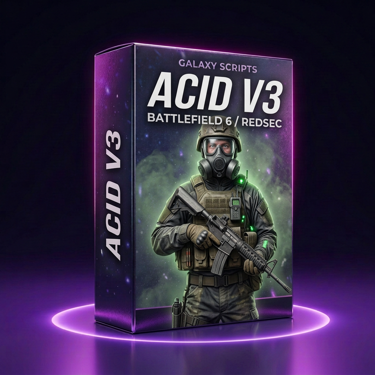Boîte Galaxy Scripts Acid V3 Battlefield 6 REDSEC