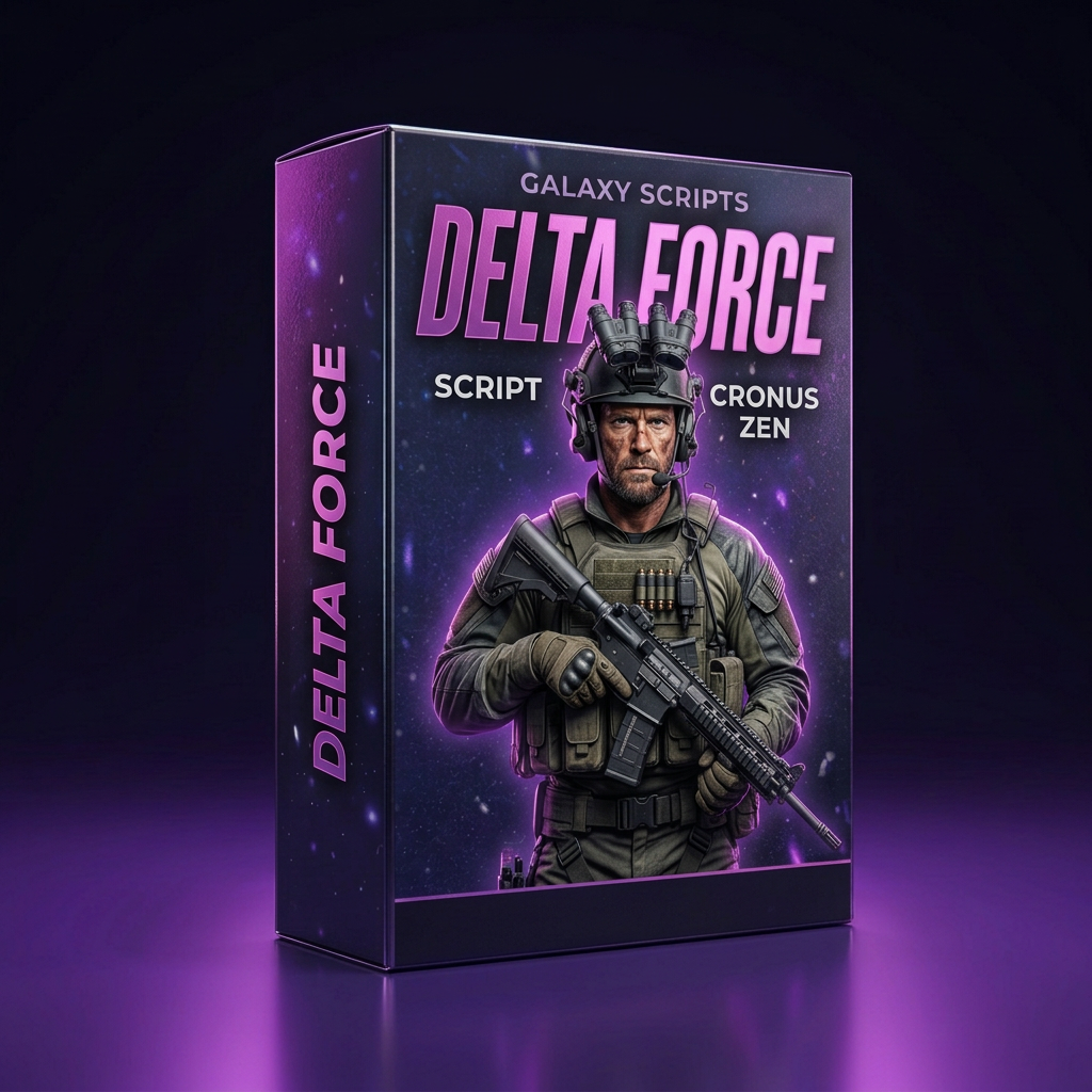 Boîte Galaxy Scripts Delta Force photoréaliste