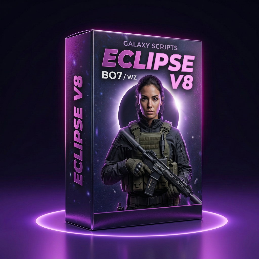 Boîte Galaxy Scripts Eclipse V8 photoréaliste