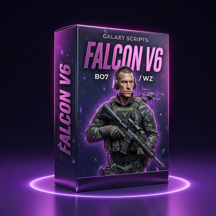 Boîte Galaxy Scripts Falcon V6 photoréaliste