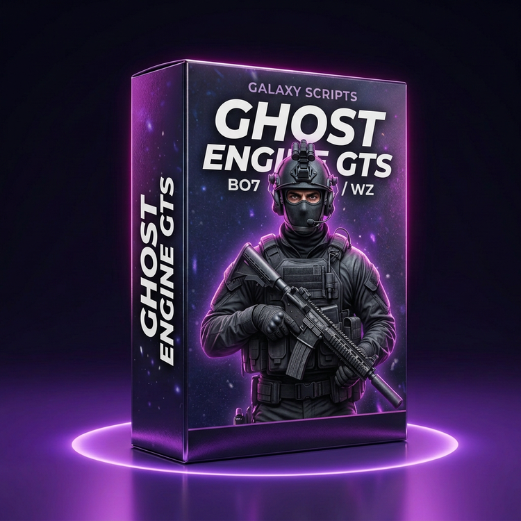 Boîte Galaxy Scripts Ghost Engine GTS BO7/WZ avec opérateur militaire