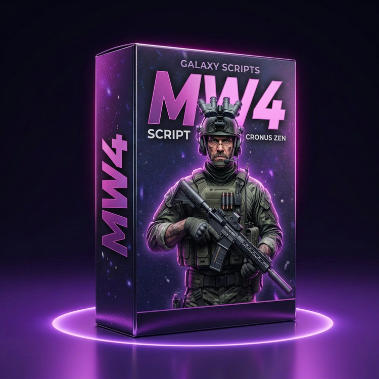 Boîte Galaxy Scripts MW4 avec opérateur militaire réaliste