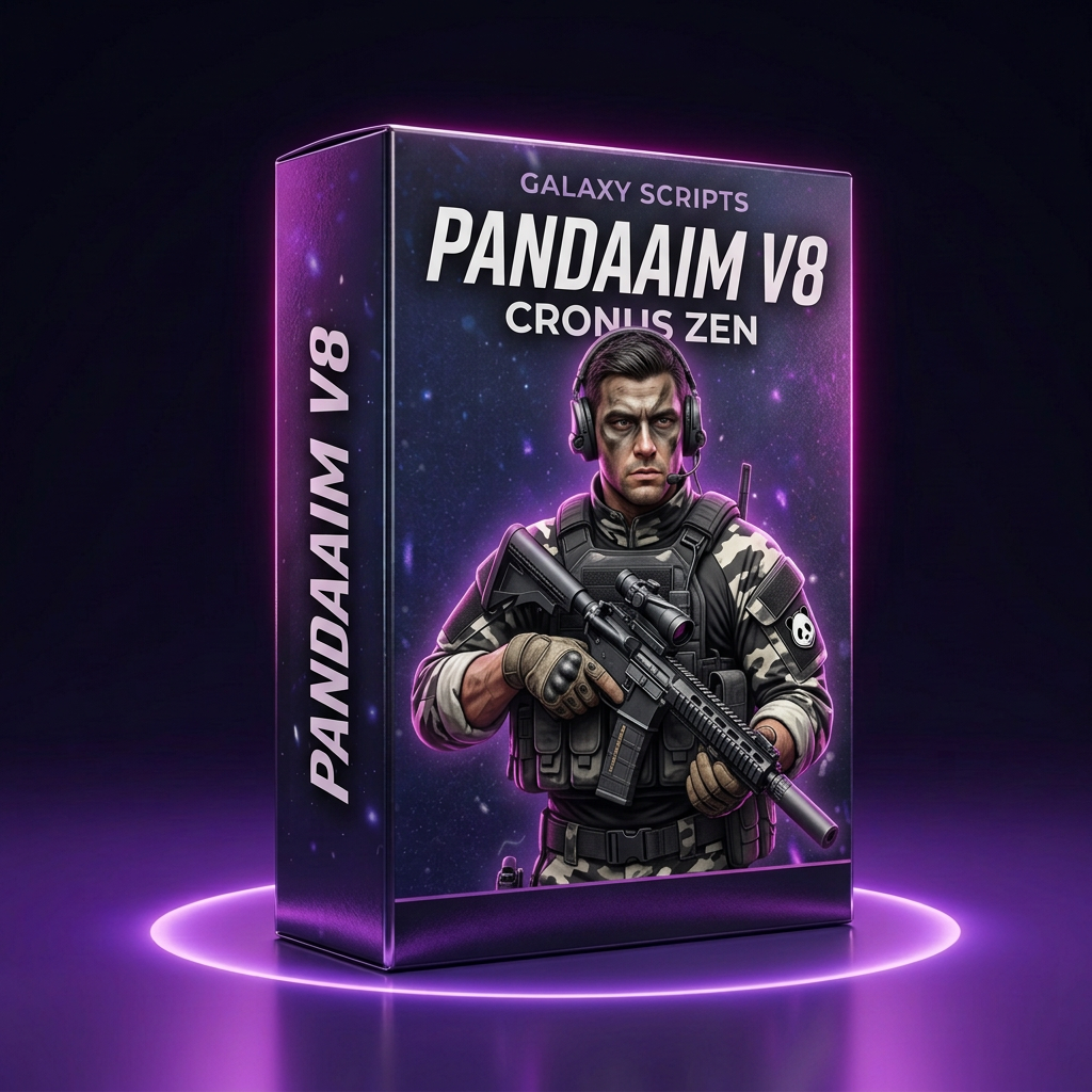 Boîte Galaxy Scripts Pandaaim V8 photoréaliste