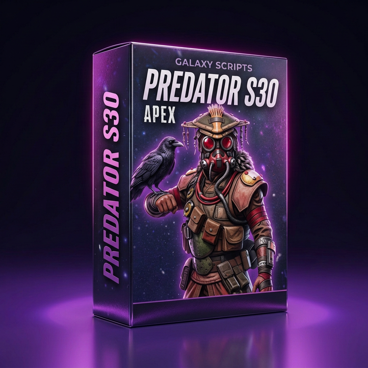 Boîte Galaxy Scripts Predator S30 Apex avec Bloodhound