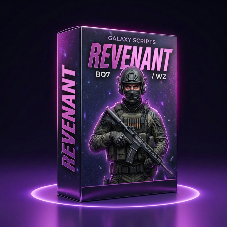 Boîte Galaxy Scripts Revenant BO7/WZ avec opérateur militaire