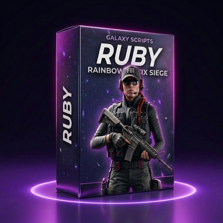 Boîte Galaxy Scripts Ruby Rainbow Six Siege avec Ash