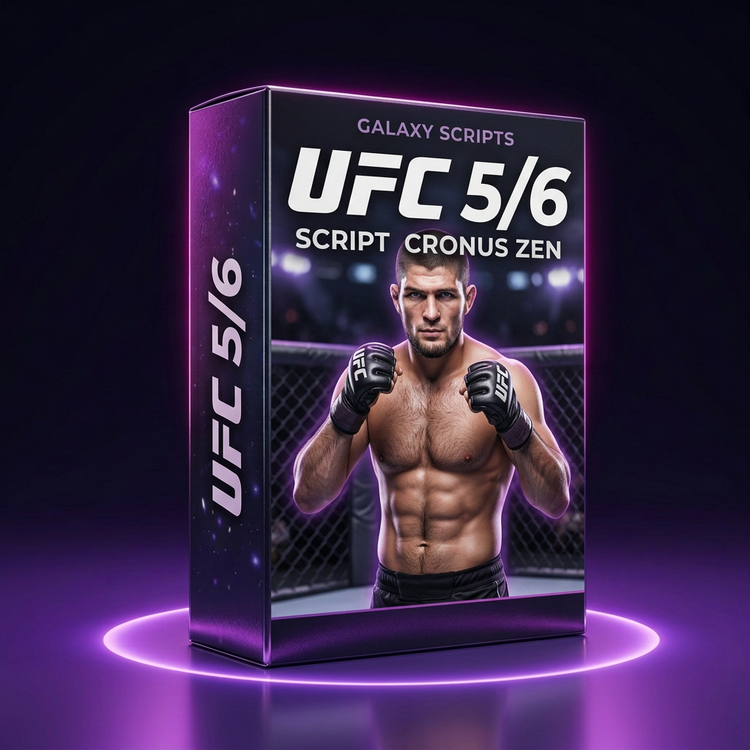 Boîte Galaxy Scripts UFC 5/6 avec combattant MMA