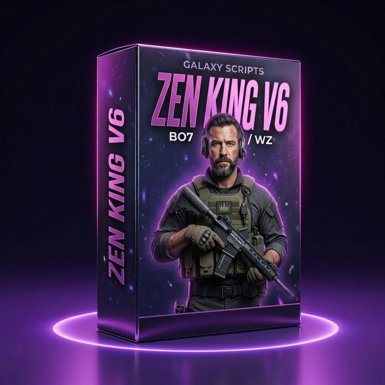 Boîte Galaxy Scripts Zen King V6 photoréaliste